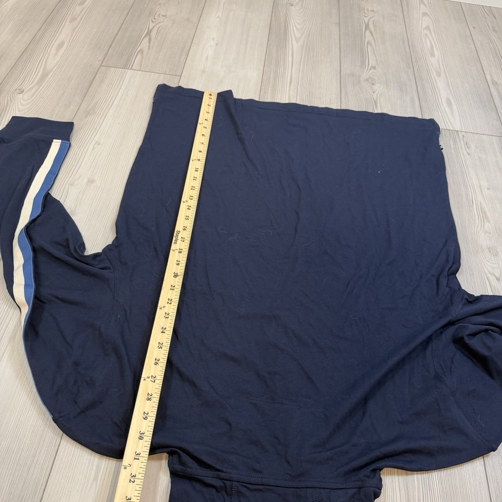 NWT Nautica Men's XXL Pullover Lightweight Hoodie Shirt Blue Drawstrings - Picture 12 of 12